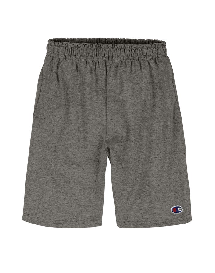 Champion Drenge Shorts MørkeGrå - Everyday Cotton With Pockets - Danmark QNI-807694